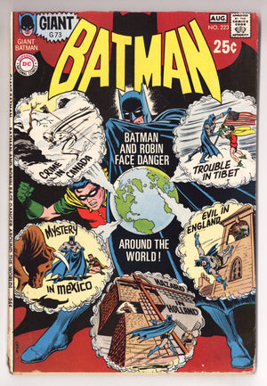 Batman Vol 1 223 FR (1.0) Cover Detached (1970)