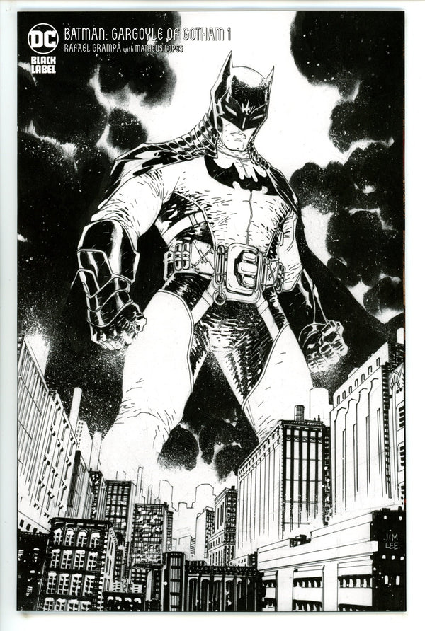 Batman Gargoyle Of Gotham 1 Lee B&W Incentive Variant NM (2023)