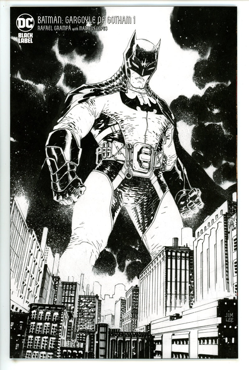 Batman Gargoyle Of Gotham 1 Lee B&W Incentive Variant NM (2023)