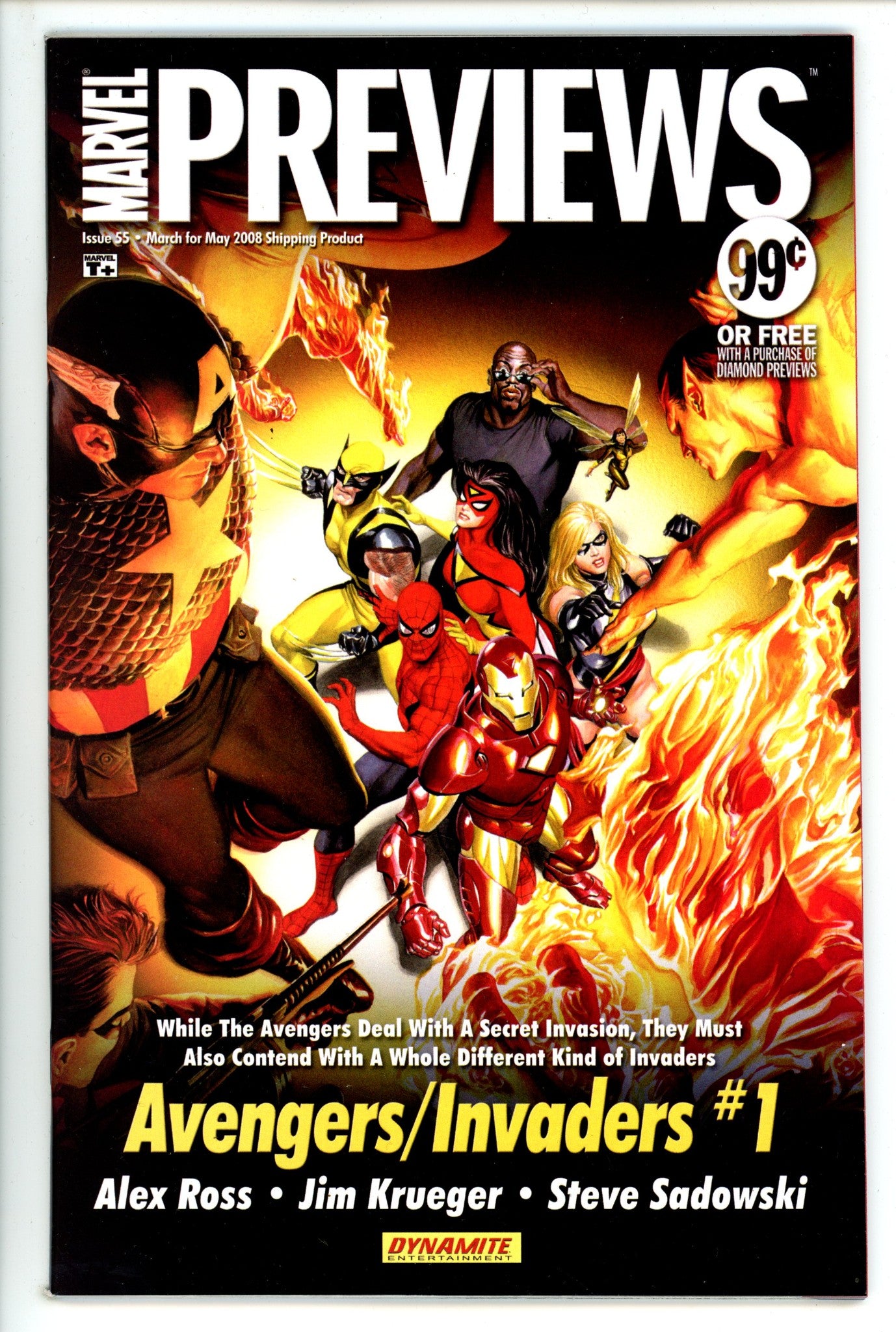 Marvel Previews Vol 1 55 High Grade (2008) 