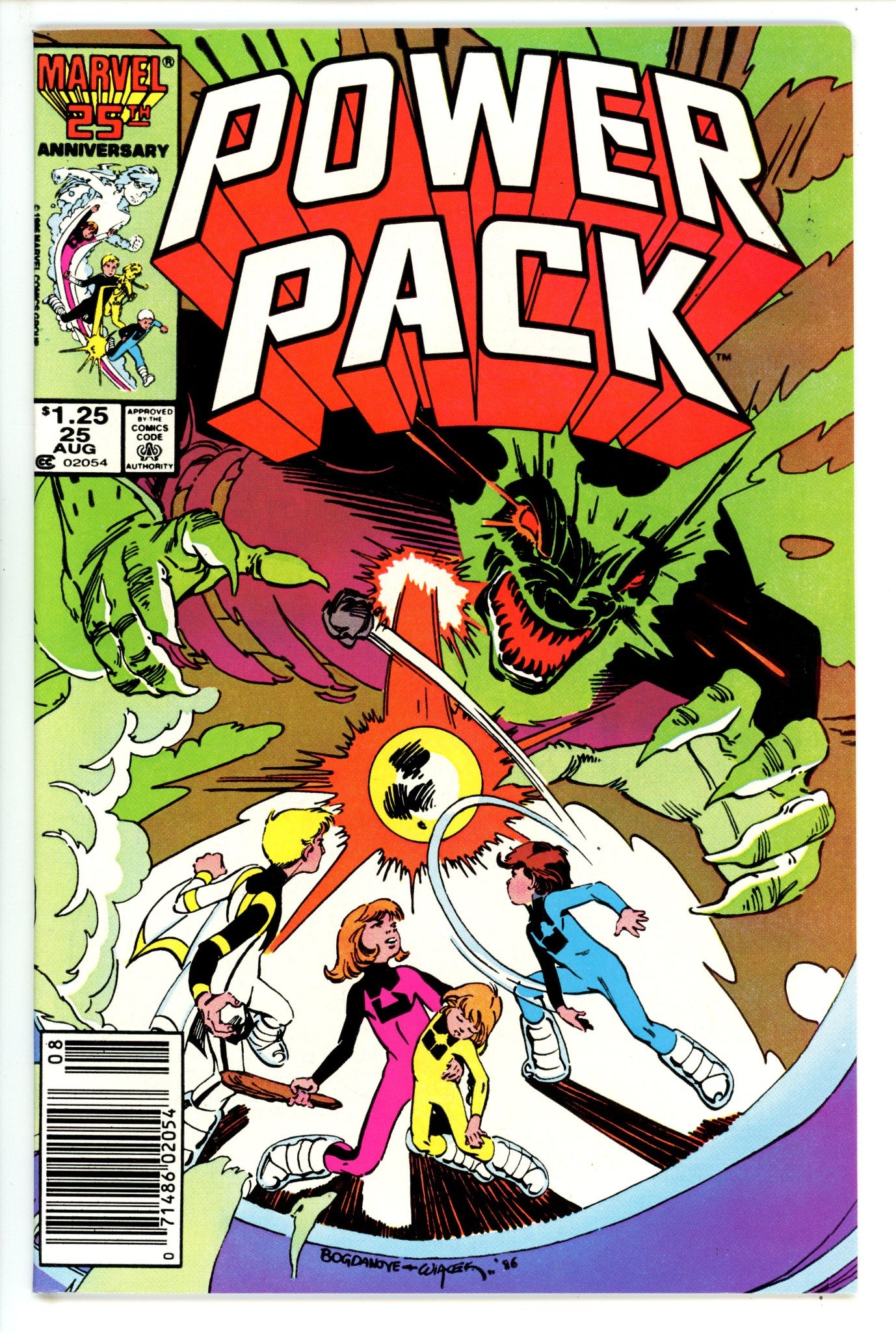Power Pack Vol 1 25 Newsstand NM- (1986)