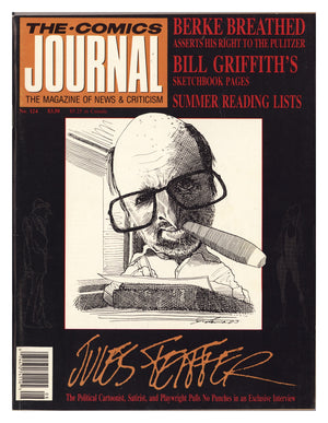 The Comics Journal 124 Mid Grade (1988) 