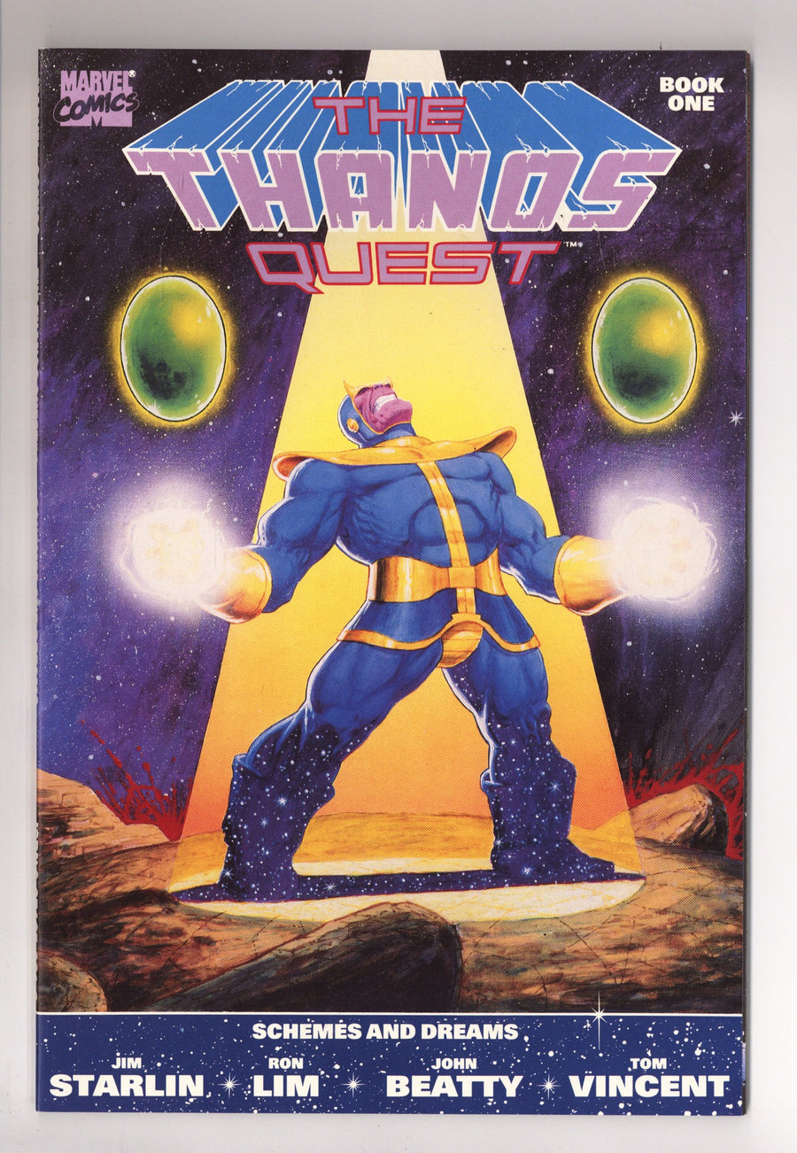 The Thanos Quest 1 NM- (9.2) (1990) 