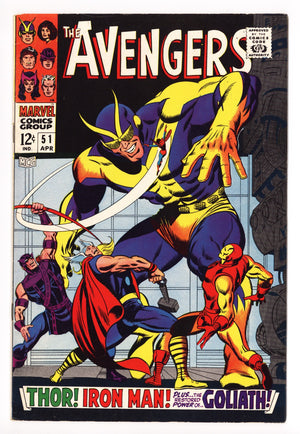 The Avengers Vol 1 51 VF- (7.5) (1968) 