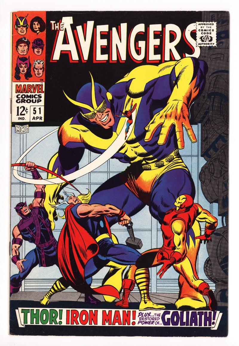 The Avengers Vol 1 51 VF- (7.5) (1968) 