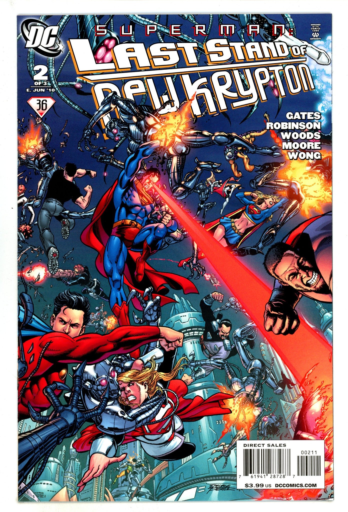 Superman: Last Stand of New Krypton 2 High Grade (2010) 