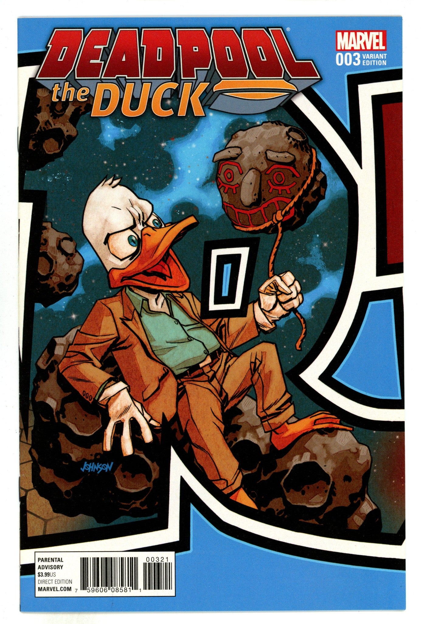 Deadpool the Duck  3  High Grade  (2017) Johnson Connecting  Variant  