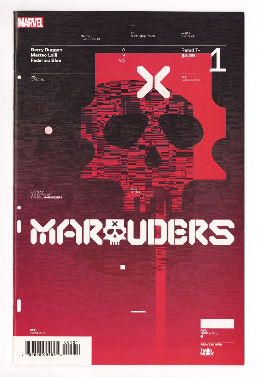 Marauders Vol 1 1 High Grade (2019) Muller Variant 