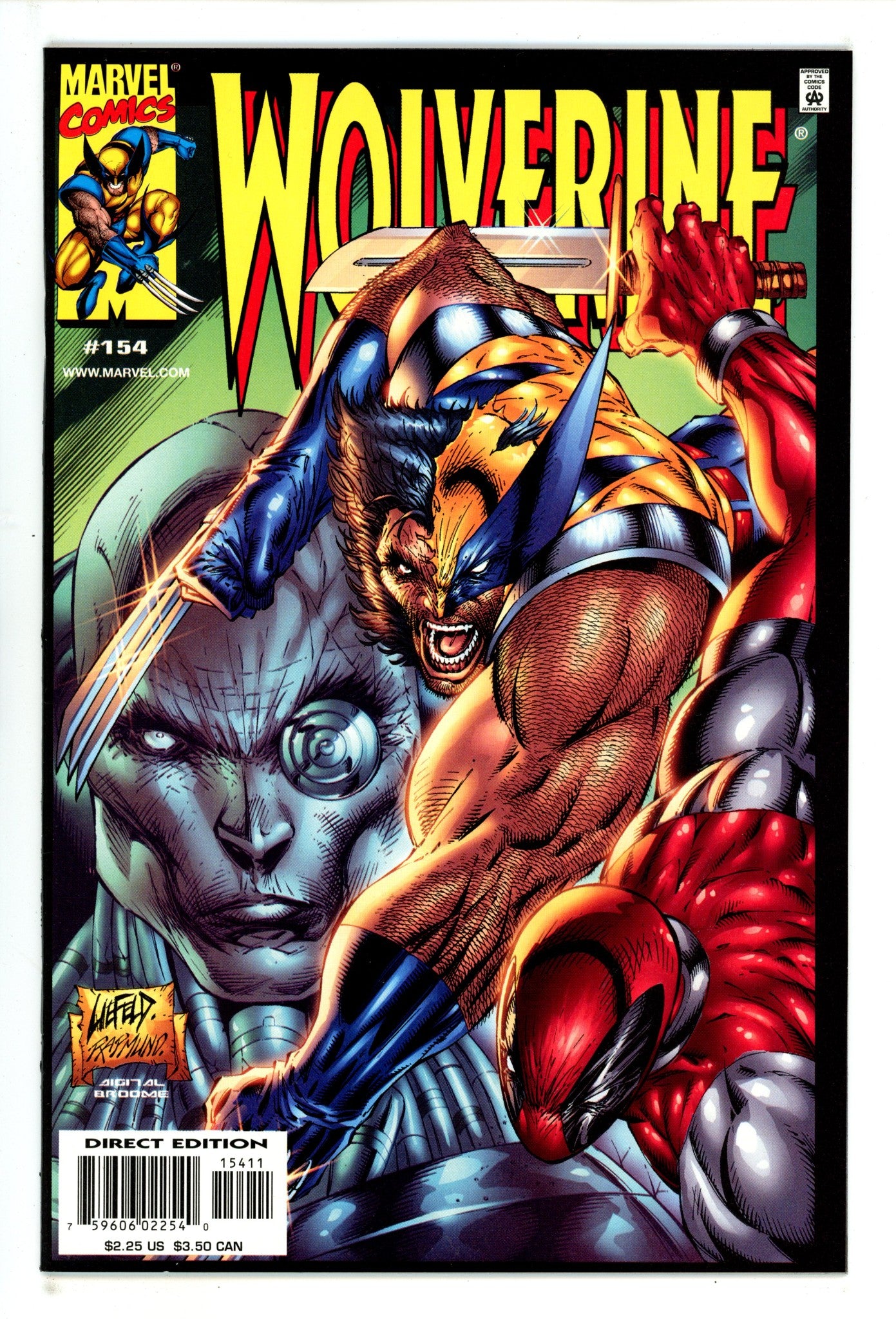 Wolverine Vol 2 154 NM- (9.2) (2000) 