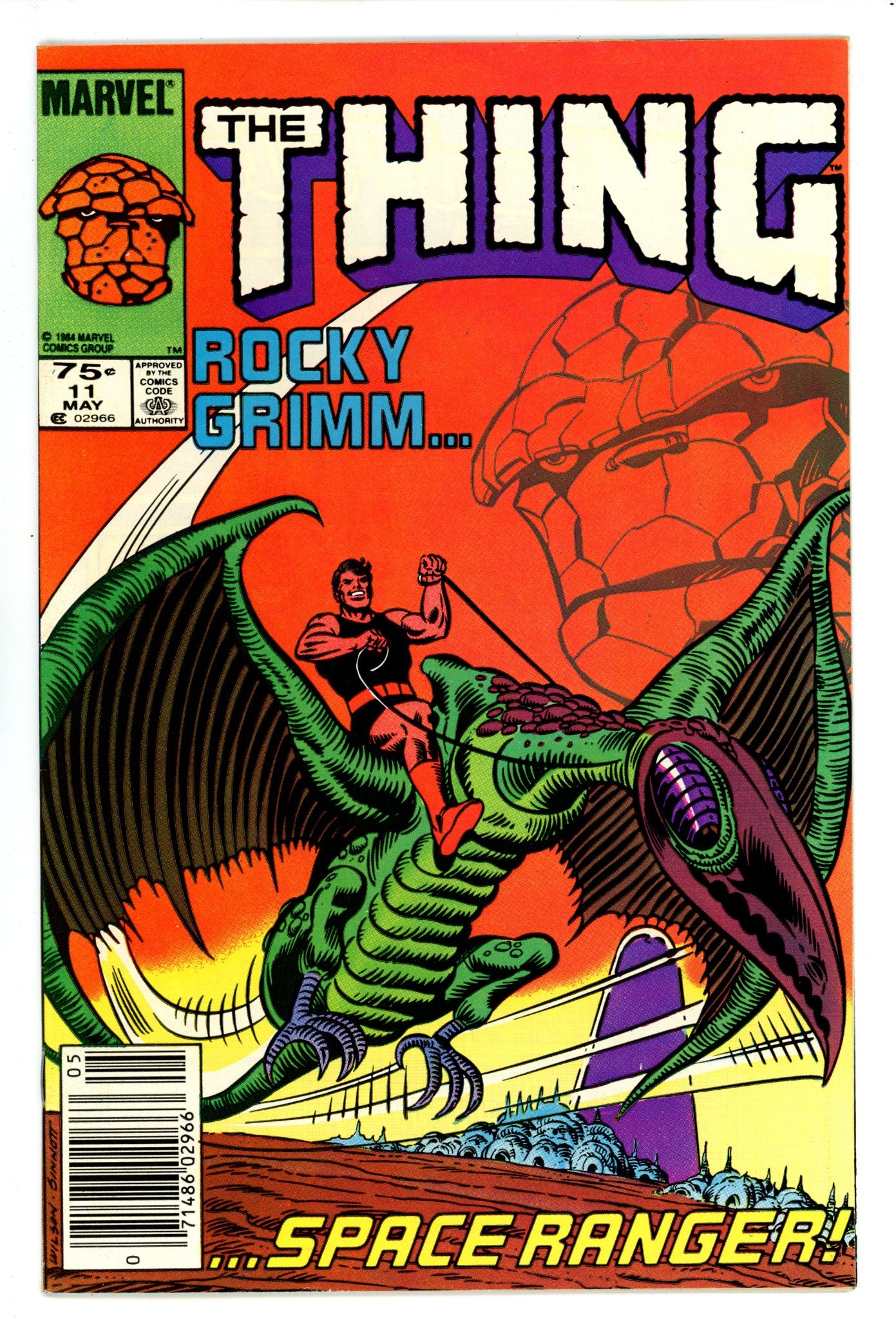 The Thing Vol 1 11 VF/NM (9.0) (1984) Canadian Price Variant 