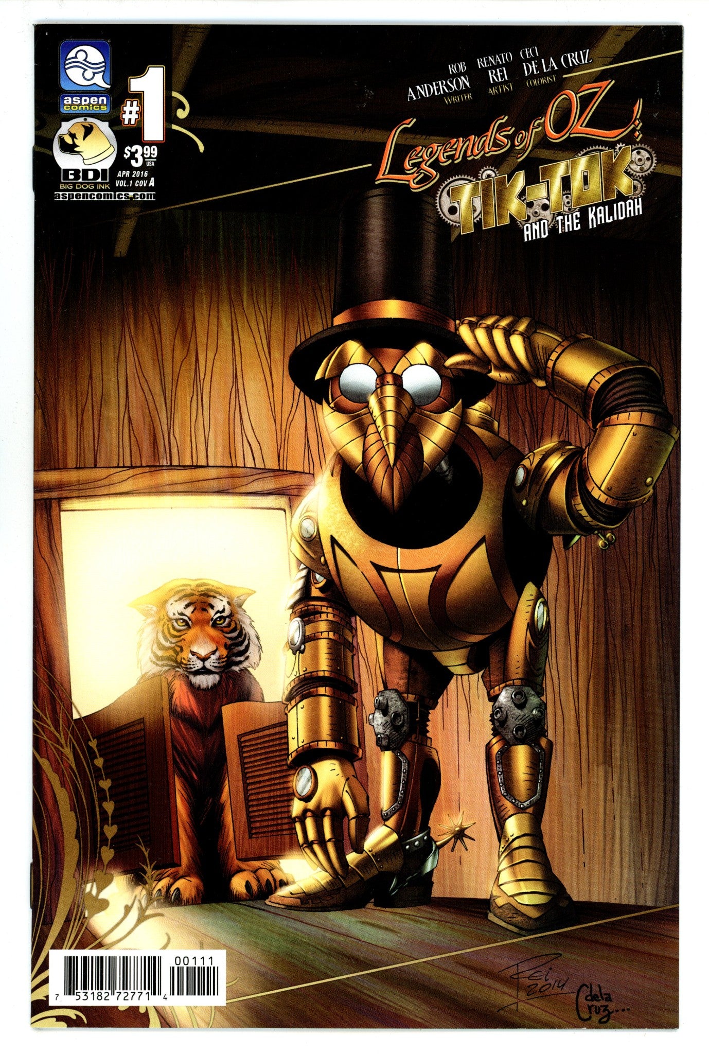Legends of Oz: Tik-Tok and the Kalidah 1 High Grade (2016) 