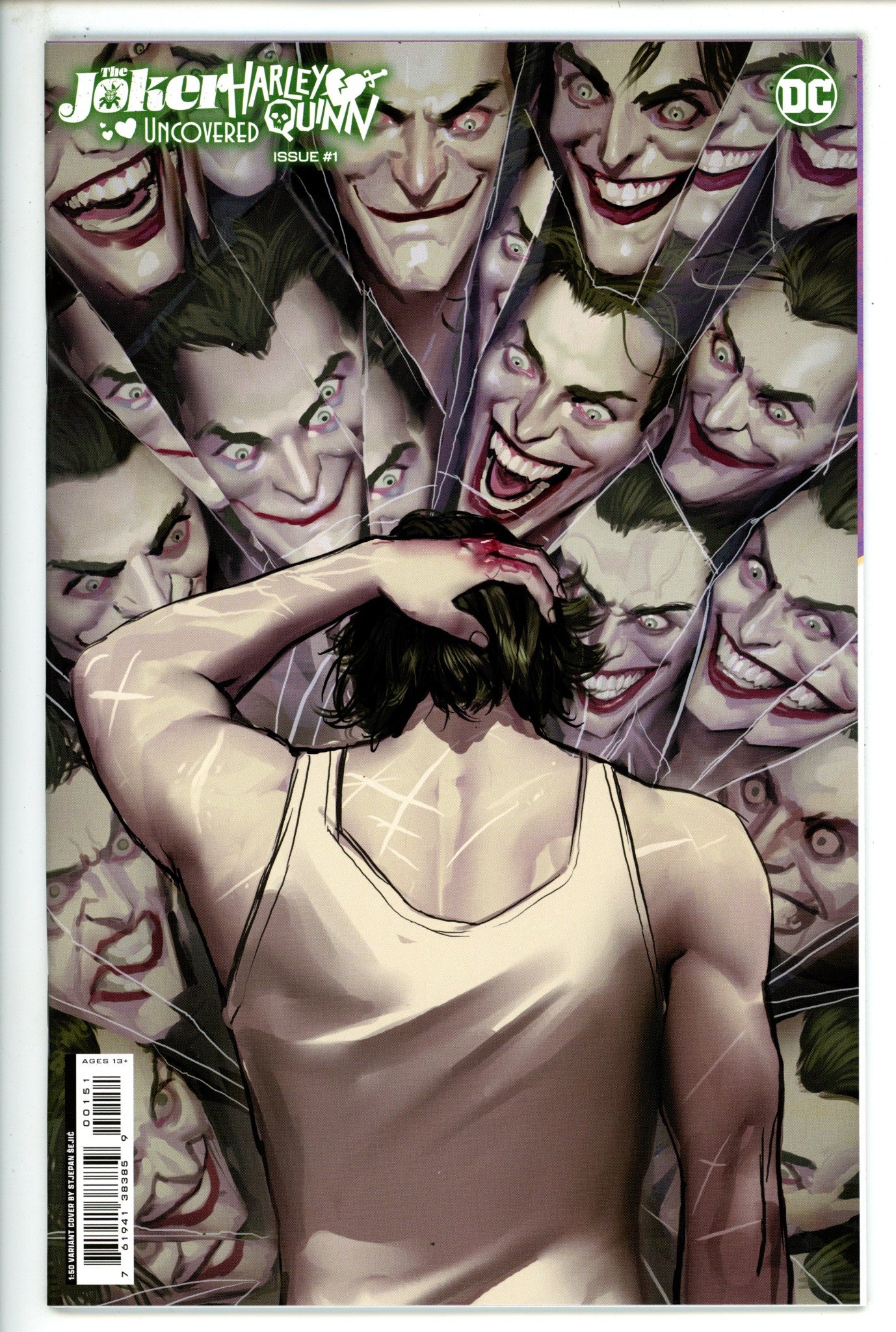 The Joker / Harley Quinn: Uncovered 1 NM (9.4) (2023) Sejic Incentive Variant 