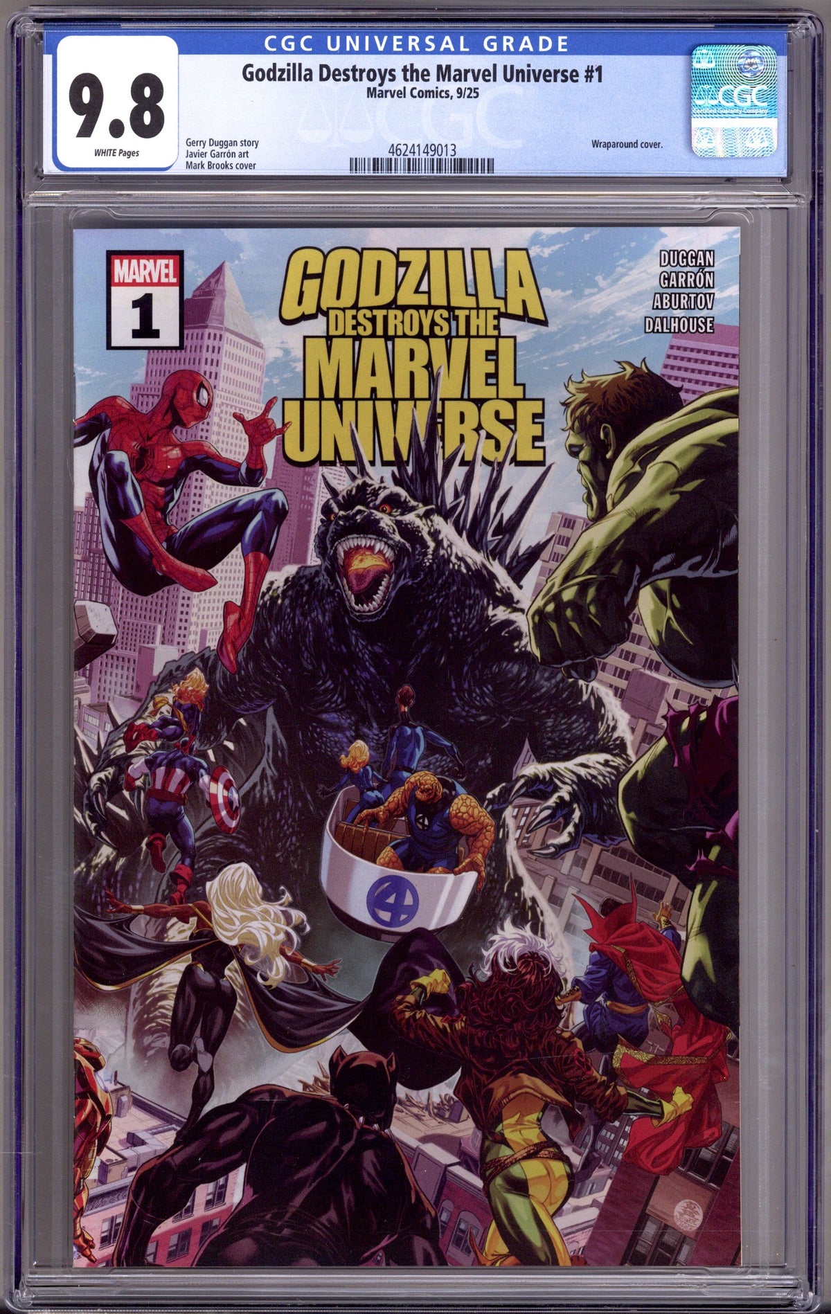 Godzilla Destroys the Marvel Universe 1 CGC 9.8 (NM | CaptCan Comics ...