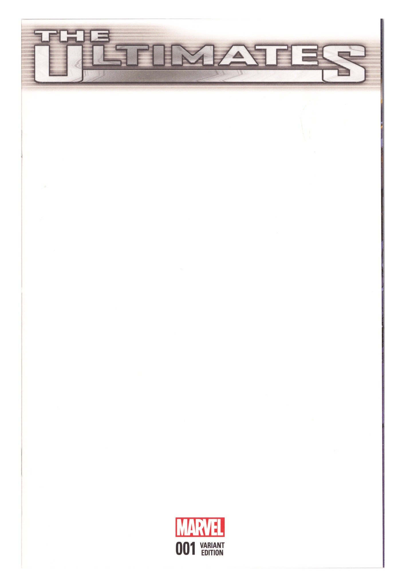 Ultimates Vol 4 1 NM- (9.2) (2016) Blank Variant 