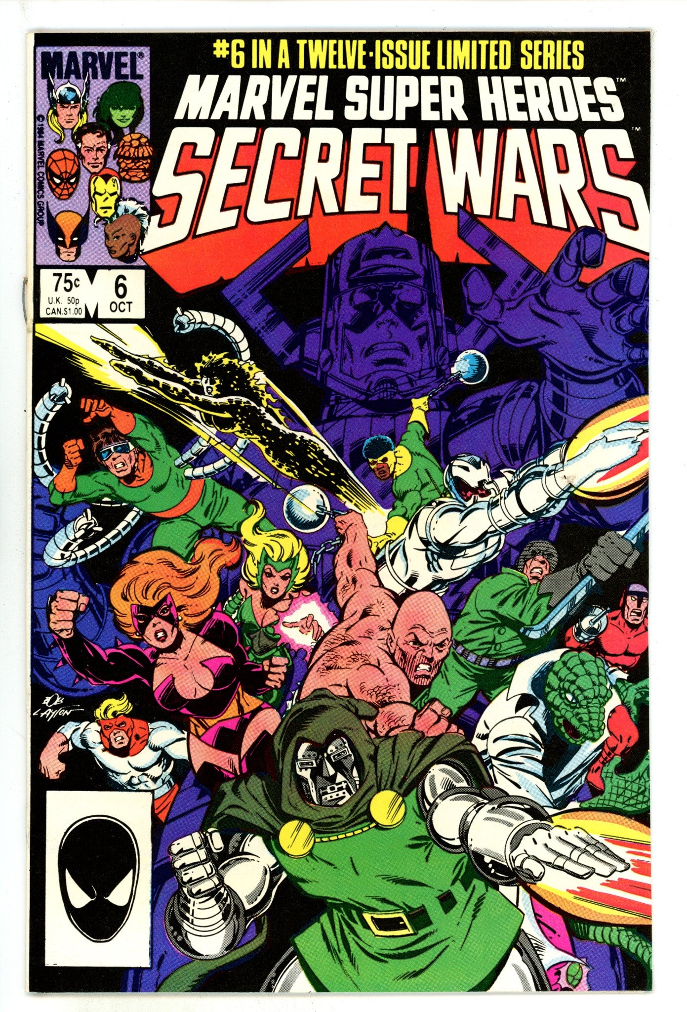 Marvel Super-Heroes Secret Wars 6 VF+ (8.5) (1984) 