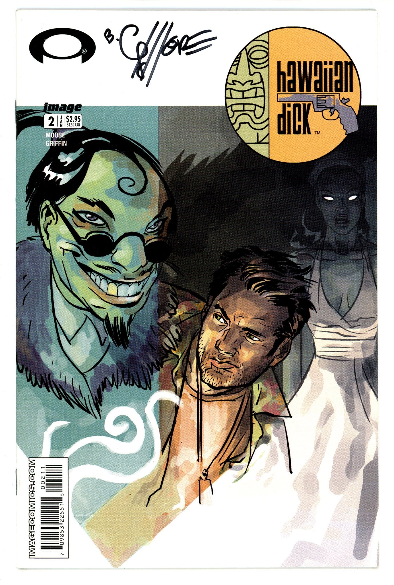 Hawaiian Dick 2 High Grade (2003) Signed x1 Cover Clay Moore 