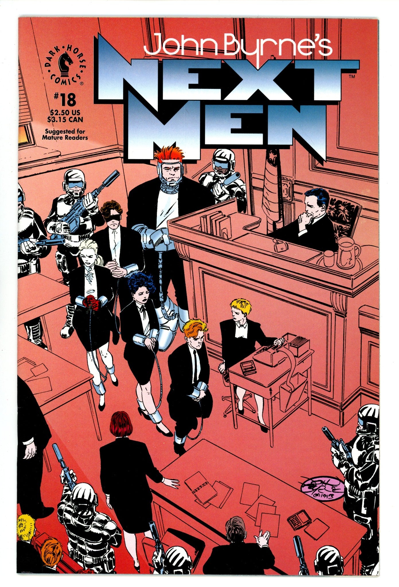 John Byrne's Next Men 18 High Grade (1993) 