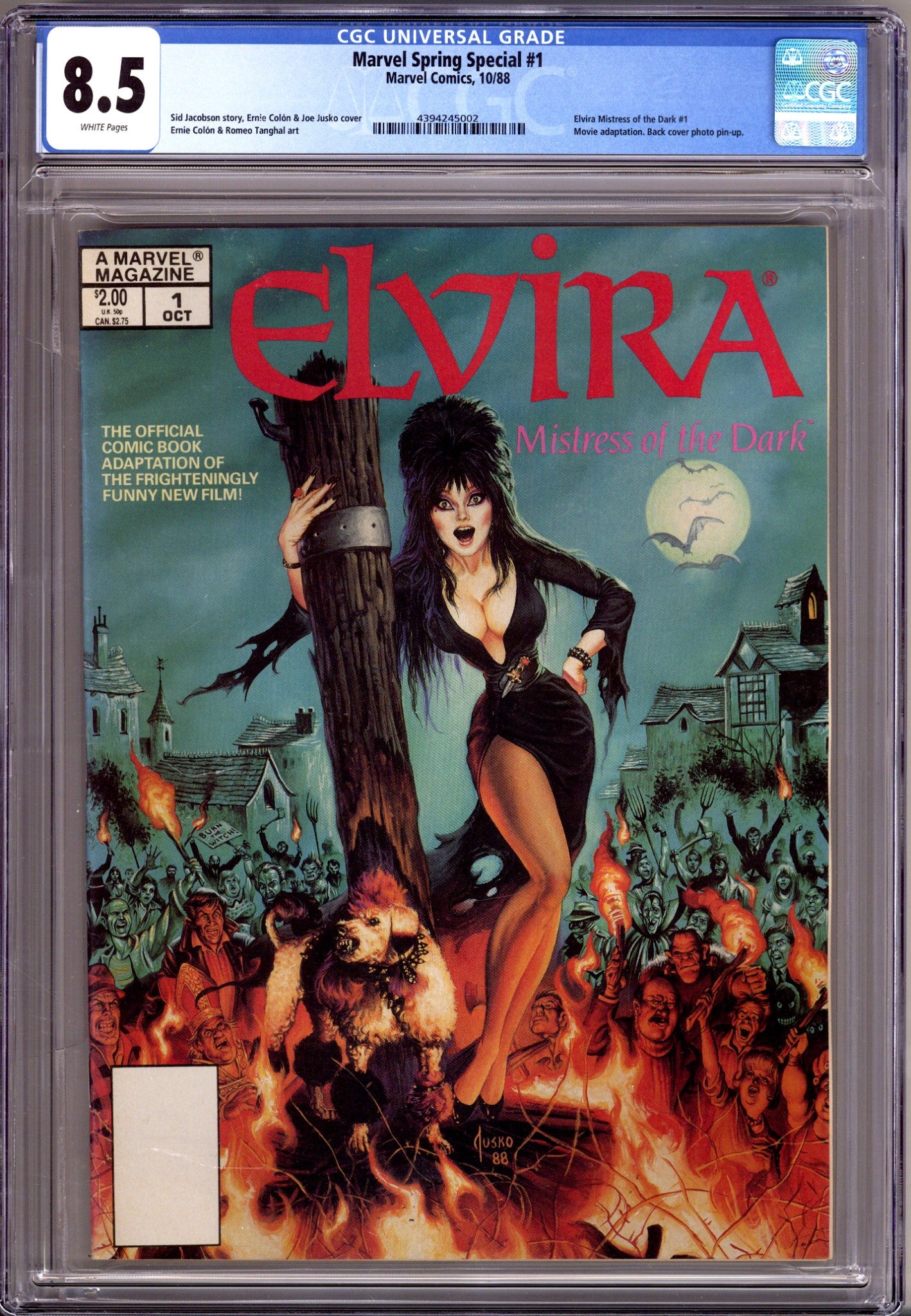 Marvel Spring Special   1 CGC 8.5 (VF+)   (1988)        