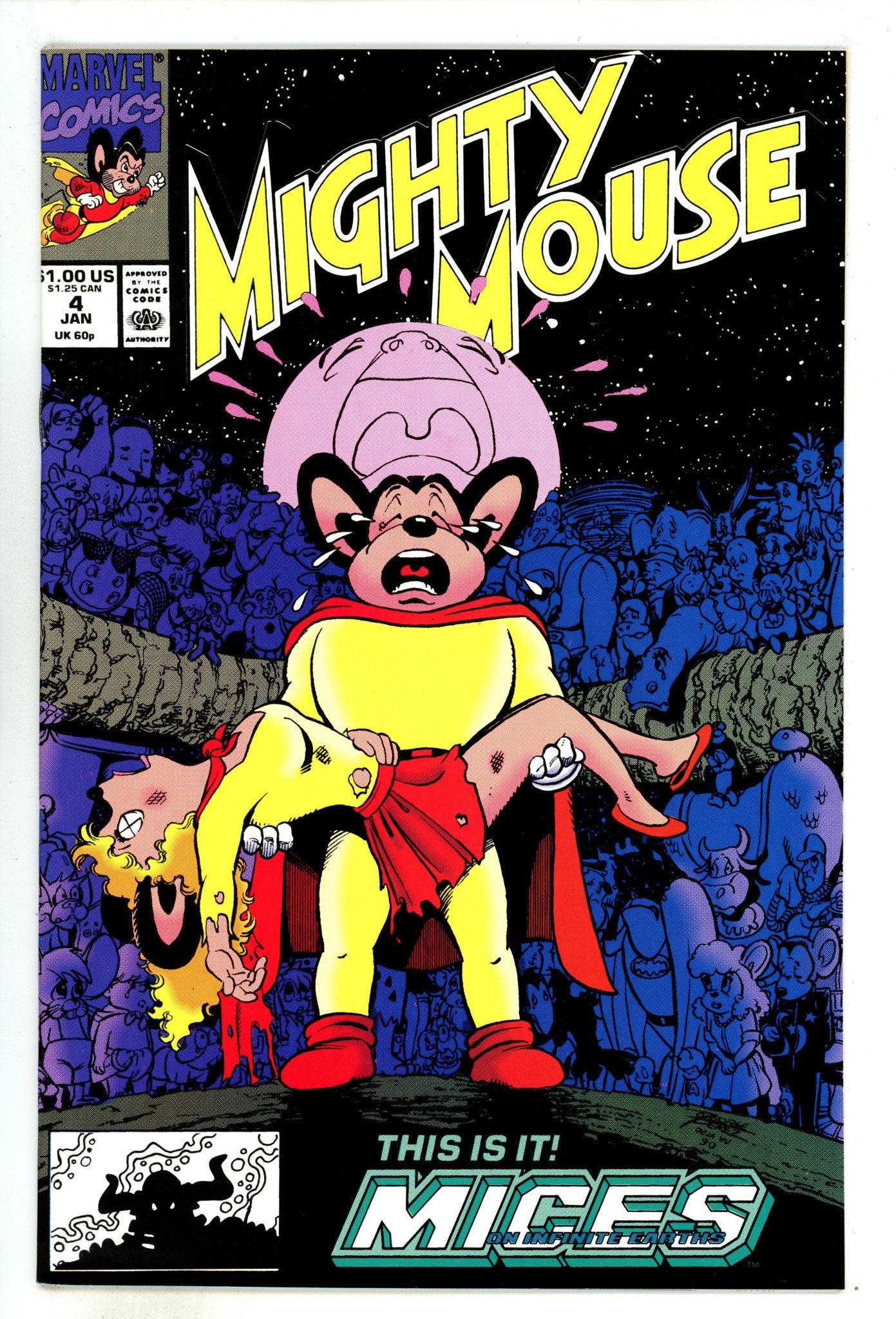 Mighty Mouse 4 VF/NM (9.0) (1991) 