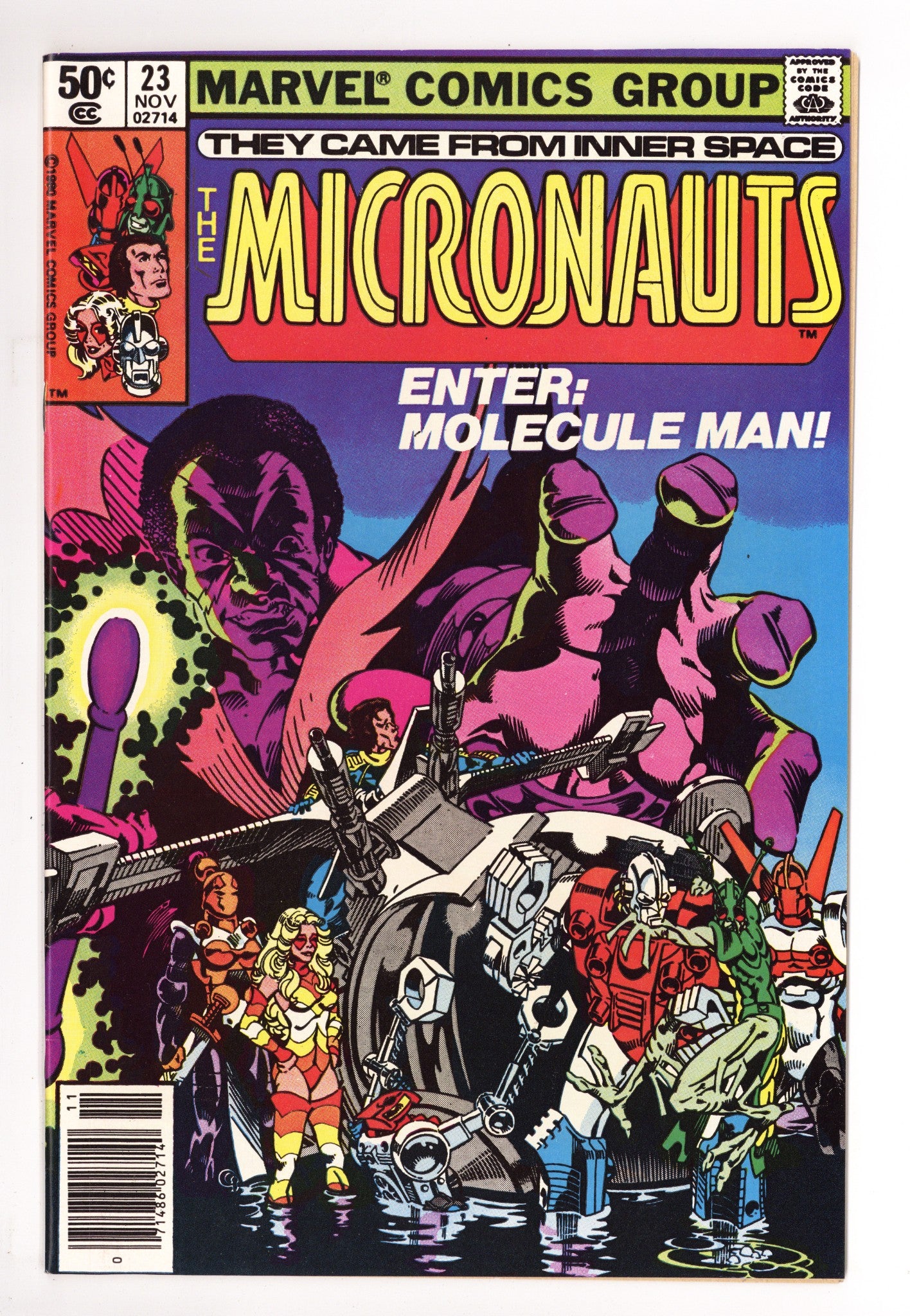 Micronauts Vol 1 23 High Grade (1980) Newsstand 