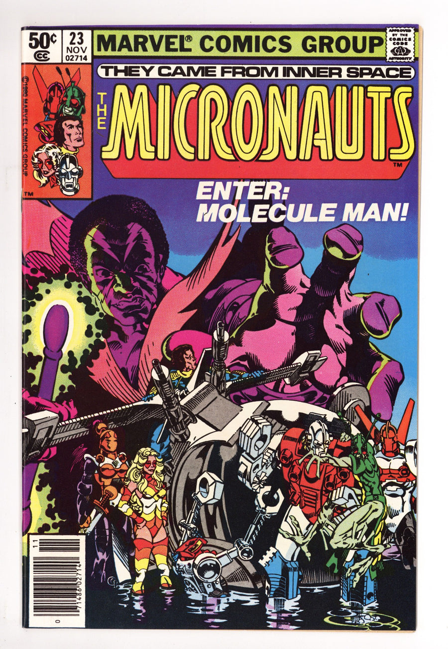 Micronauts Vol 1 23 High Grade (1980) Newsstand 