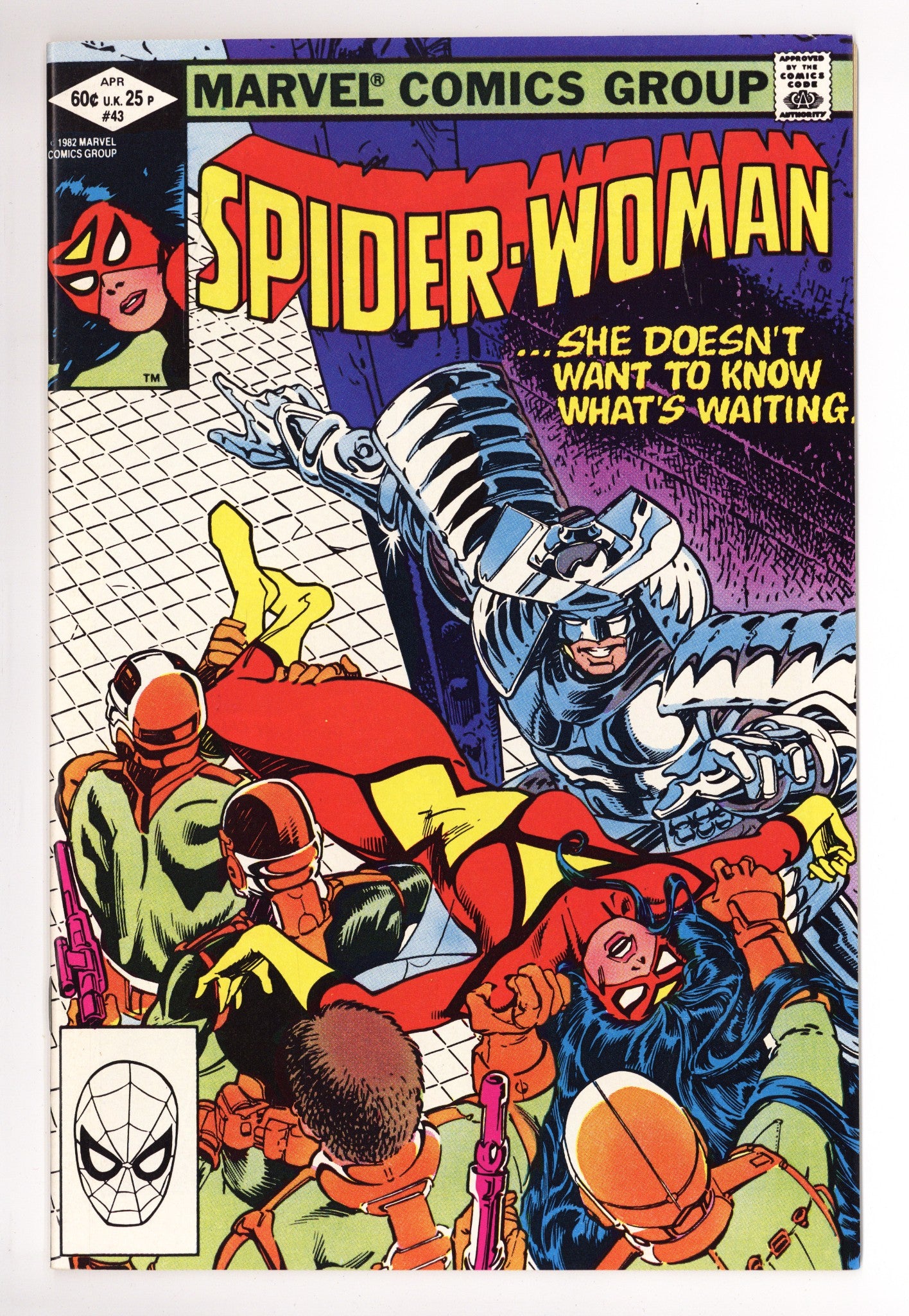 Spider-Woman Vol 1 43 NM- (9.2) (1982) 