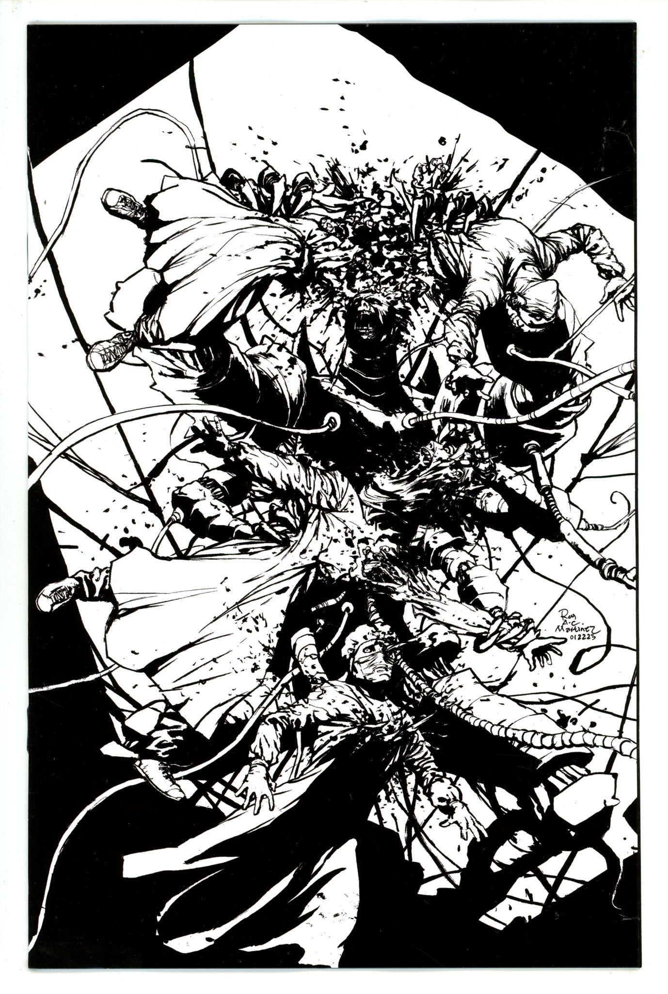 Bloody Parts 1 Martinez B&W Variant (2023)
