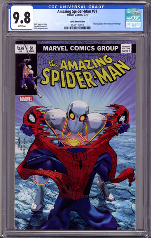 Amazing Spider-Man Vol 5 61 (862) CGC 9.8 (NM/M) (2021) Mayhew Homage Exclusive Variant