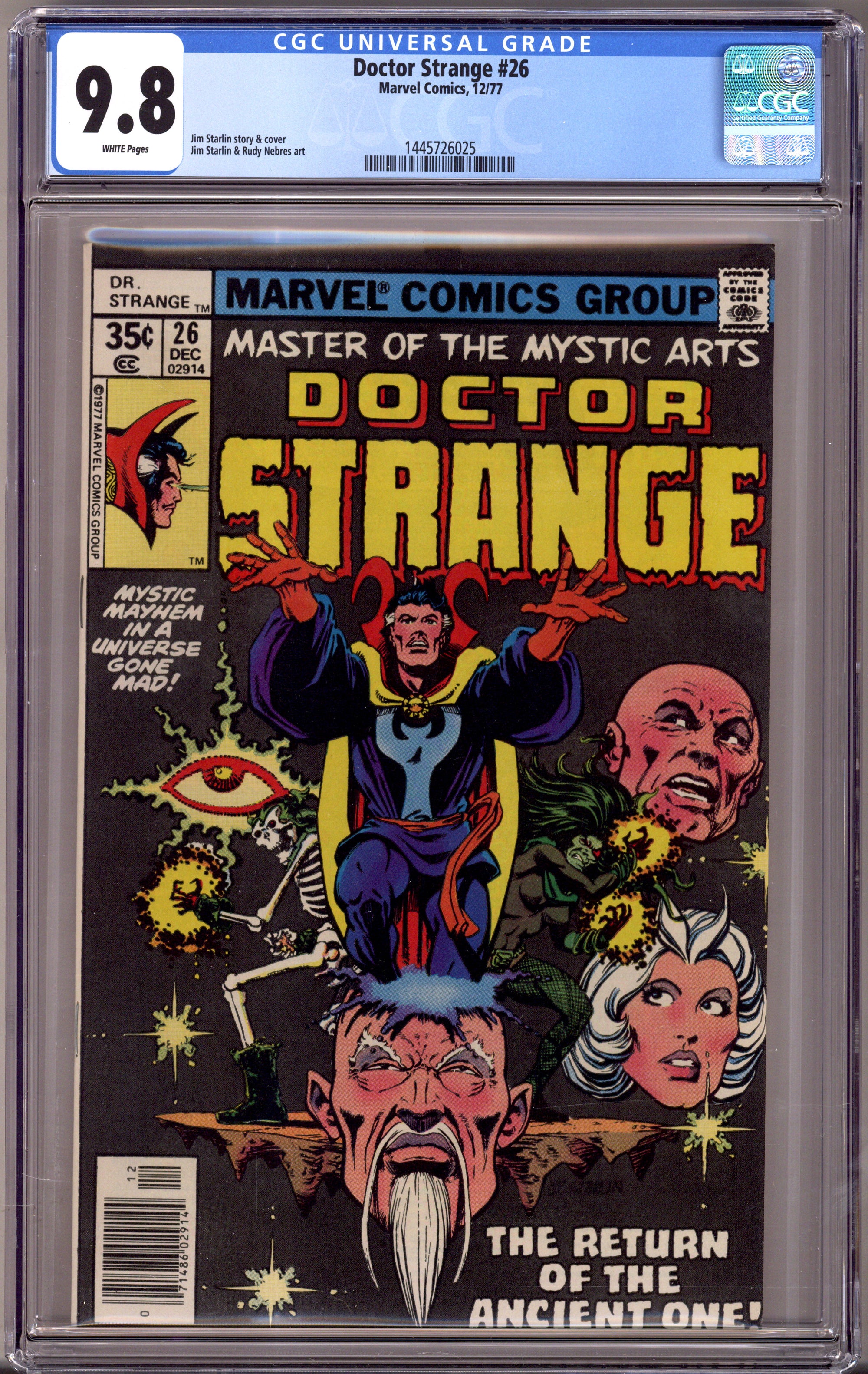 Doctor Strange Vol 2 26 CGC 9.8 (NM/M) (1977) 