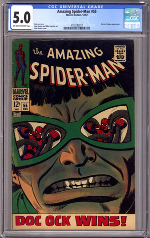 The Amazing Spider-Man Vol 1 55 CGC 5.0 (VG/FN) (1967)