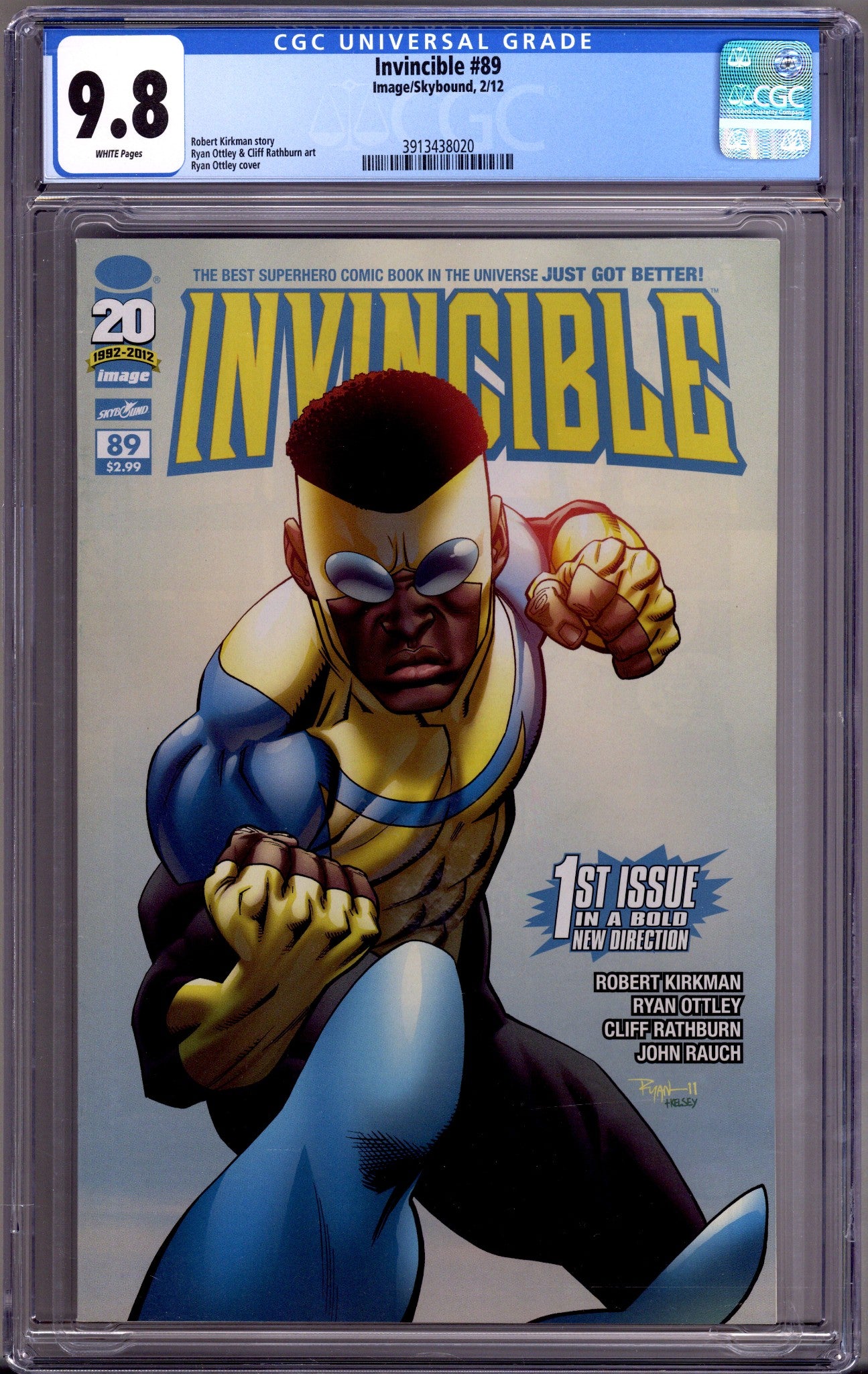 Invincible   89 CGC 9.8 (NM/M)   (2012)        