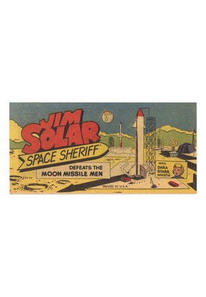 Jim Solar Space Sheriff Defeats the Moon Missile Men [nn] VF+ (8.5) (1957)