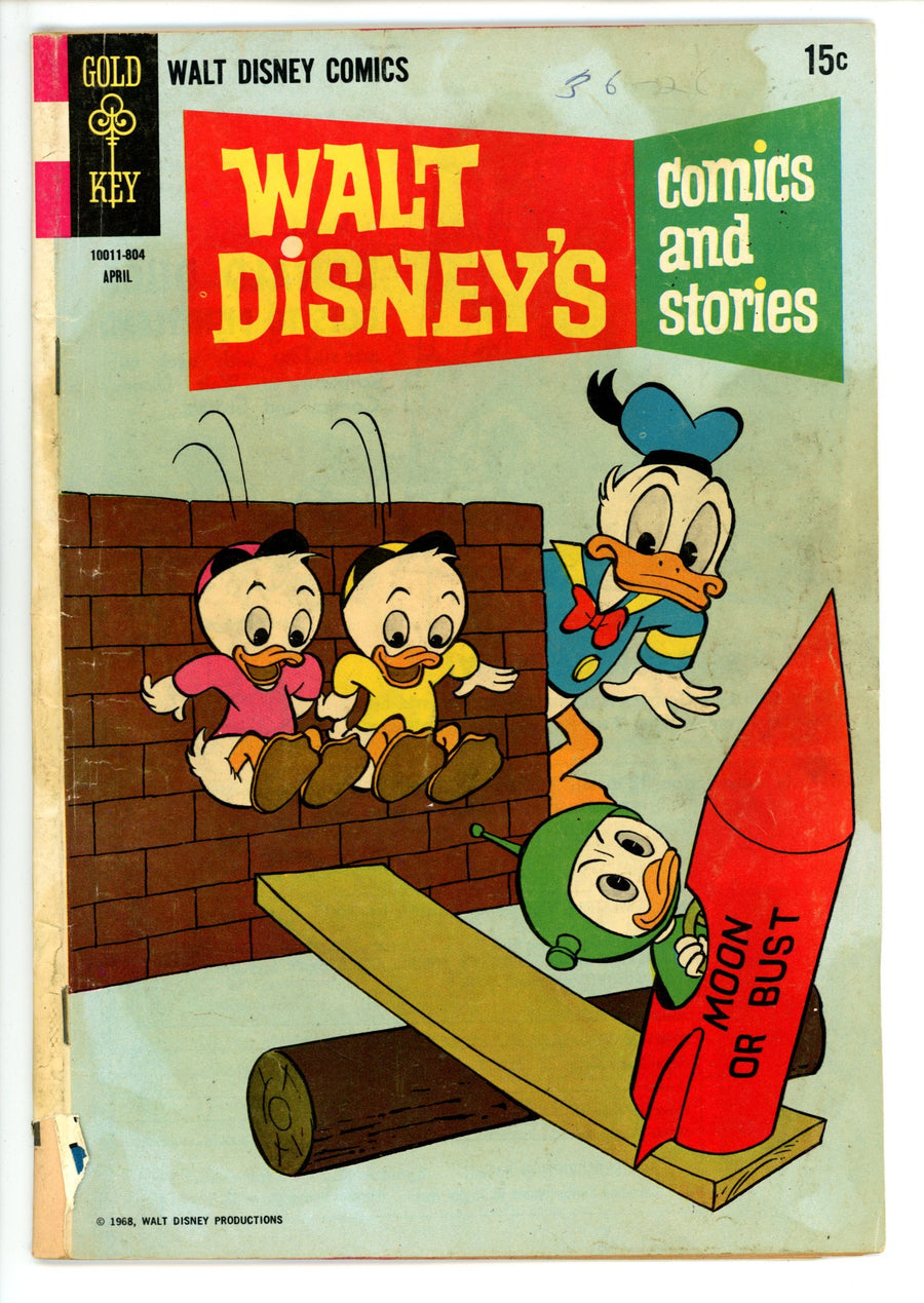 Walt Disney's Comics and Stories Vol 28 7 (331) 15c Variant GD/VG (1968)