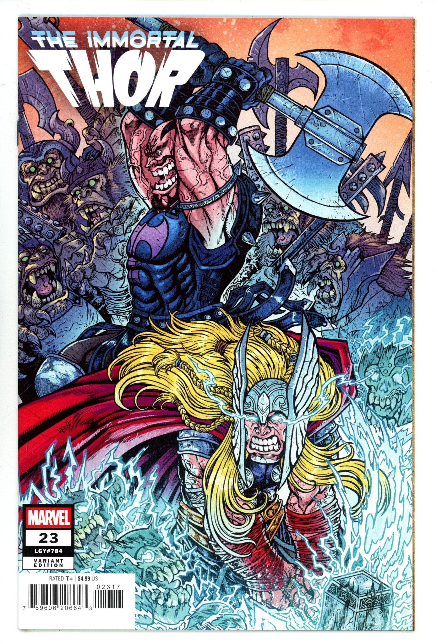 Immortal Thor 23 NM- (9.2) (2025) Wolf Incentive Variant 