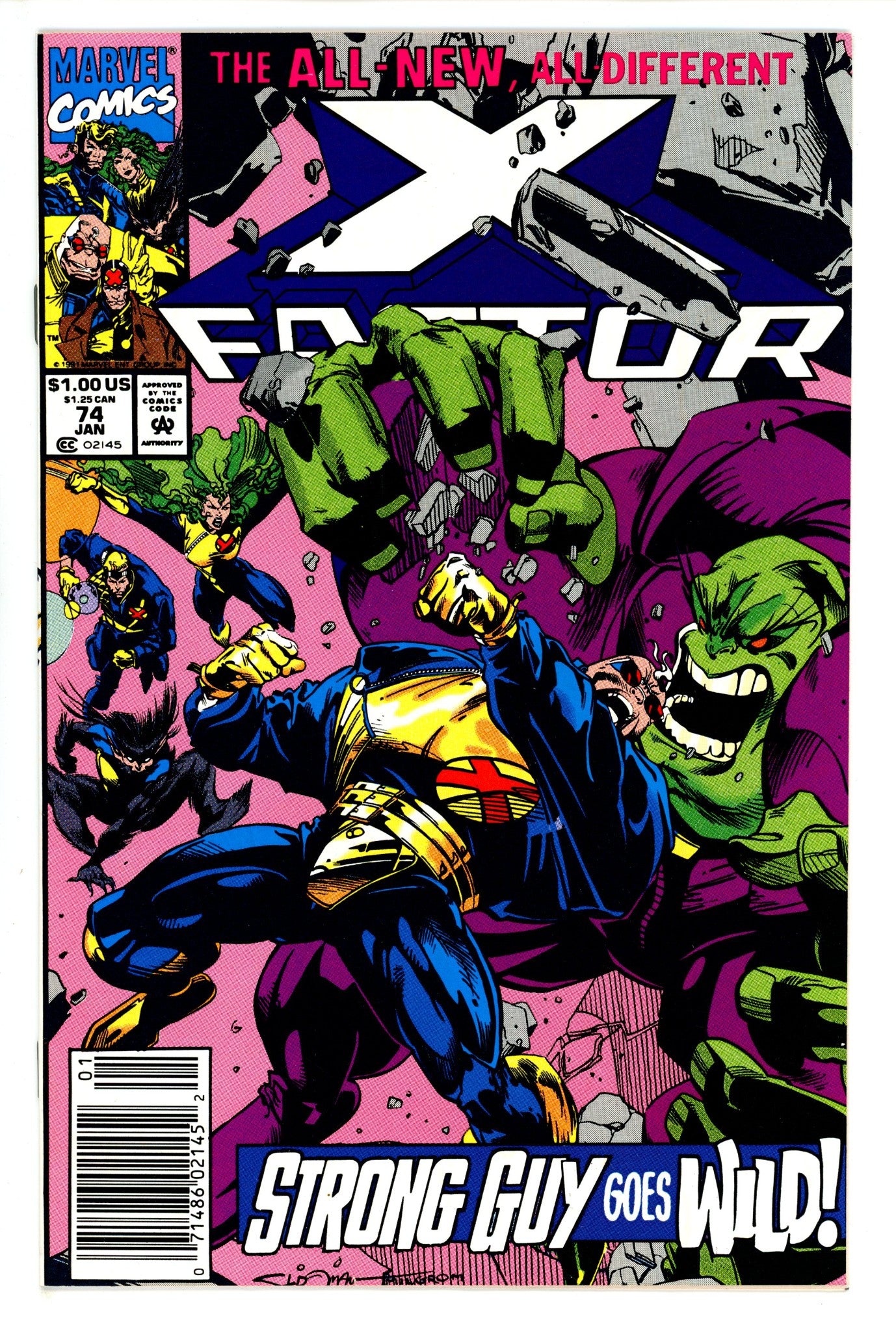 X-Factor Vol 1 74 Newsstand (1991)