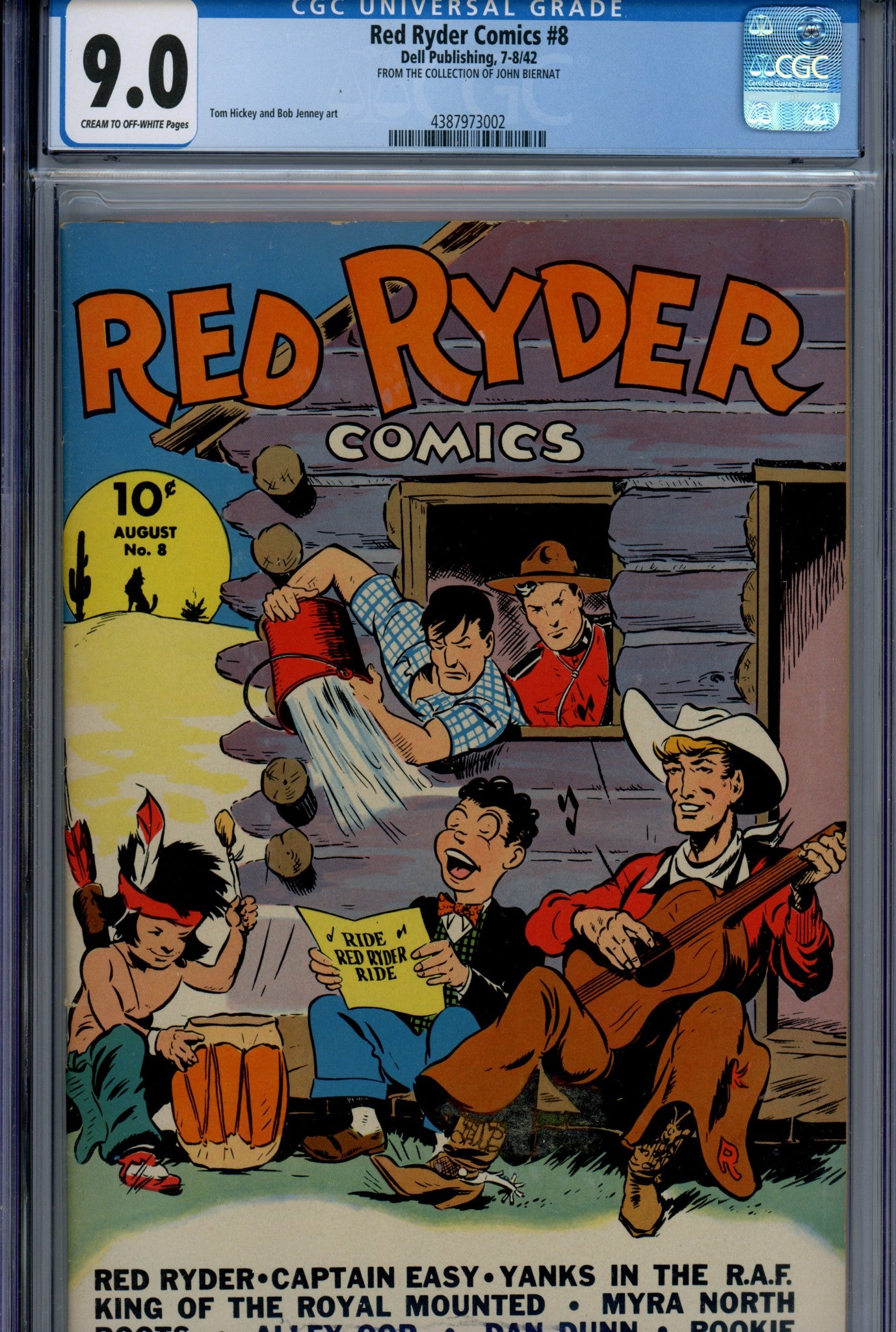 Red Ryder Comics 8 CGC 9.0 (VF/NM) (1942) 