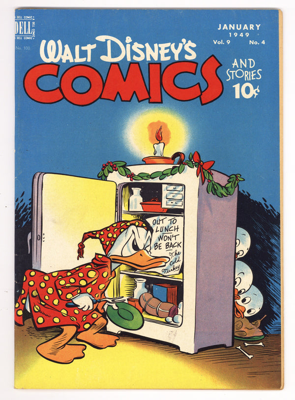 Walt Disney's Comics and Stories Vol 9 4 (100)  FN- (5.5)   (1949)