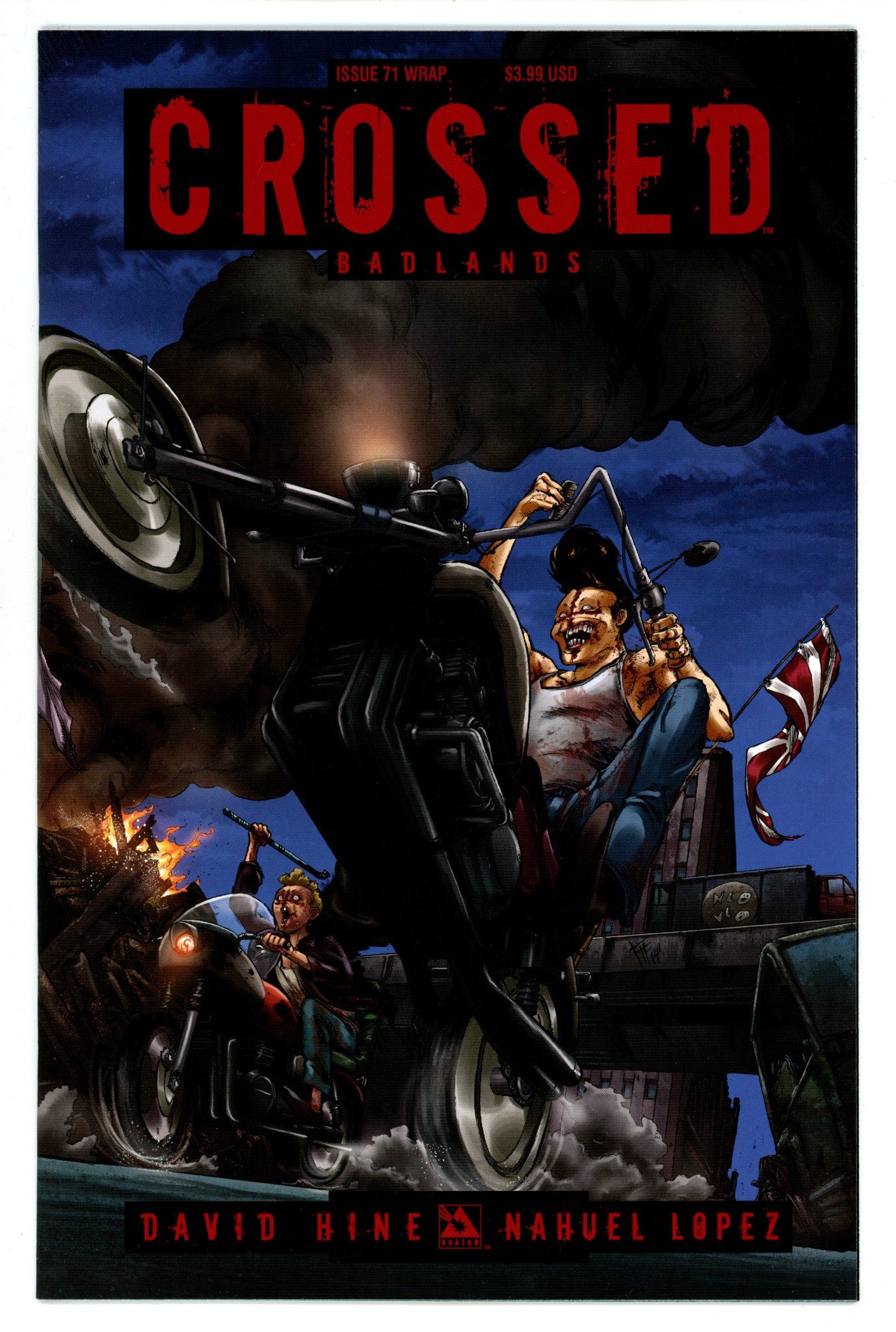 Crossed Badlands 71 High Grade (2015) Heinz Wraparound Variant 