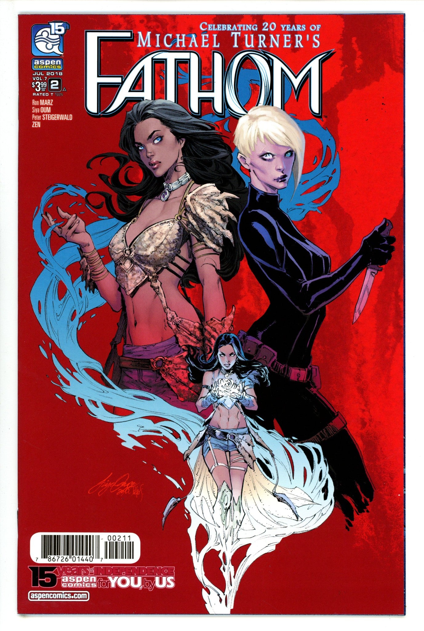 Michael Turner's Fathom Vol 7 2 High Grade (2018)