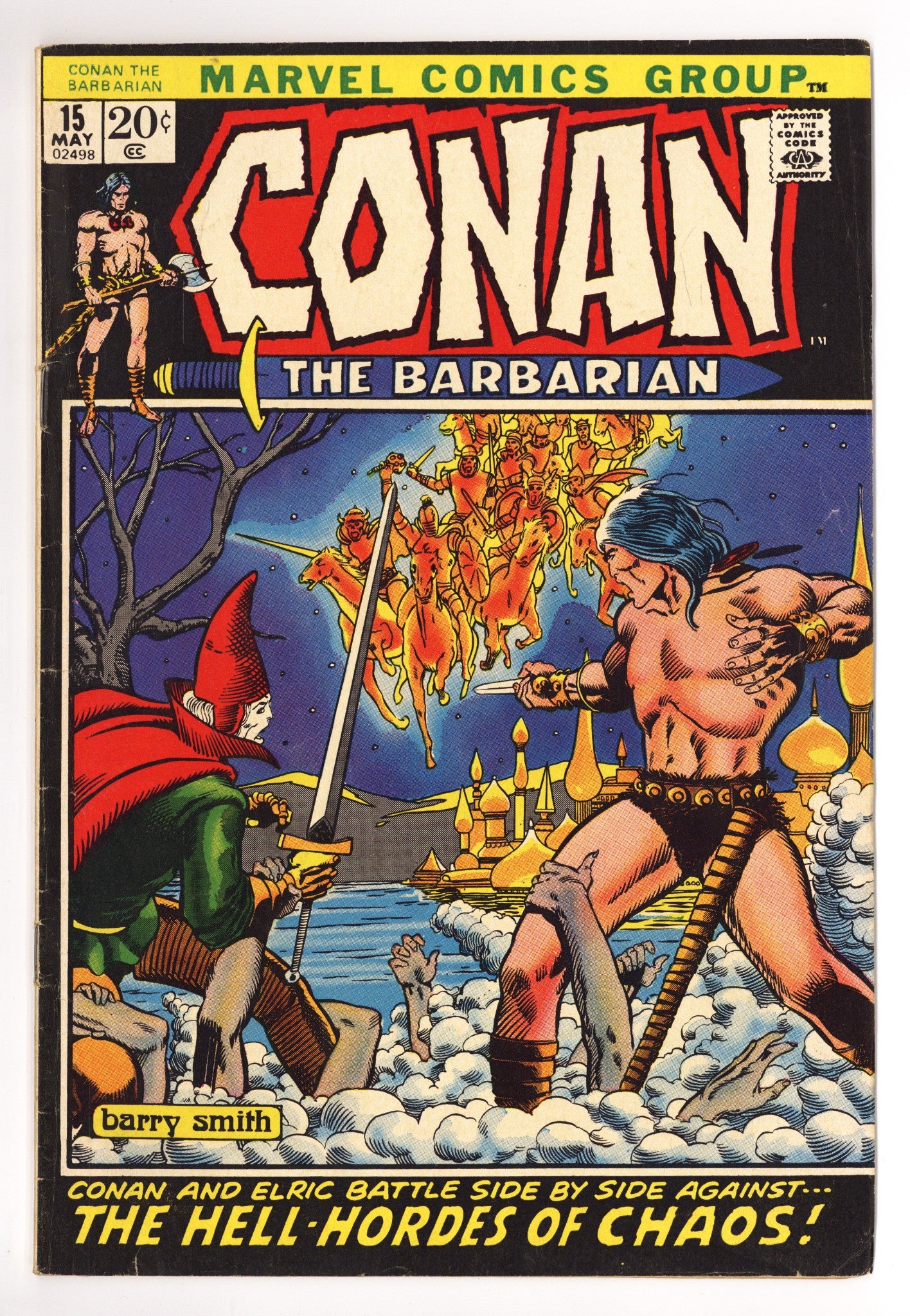 Conan the Barbarian Vol 1 15 VG+ (4.5) (1972) 