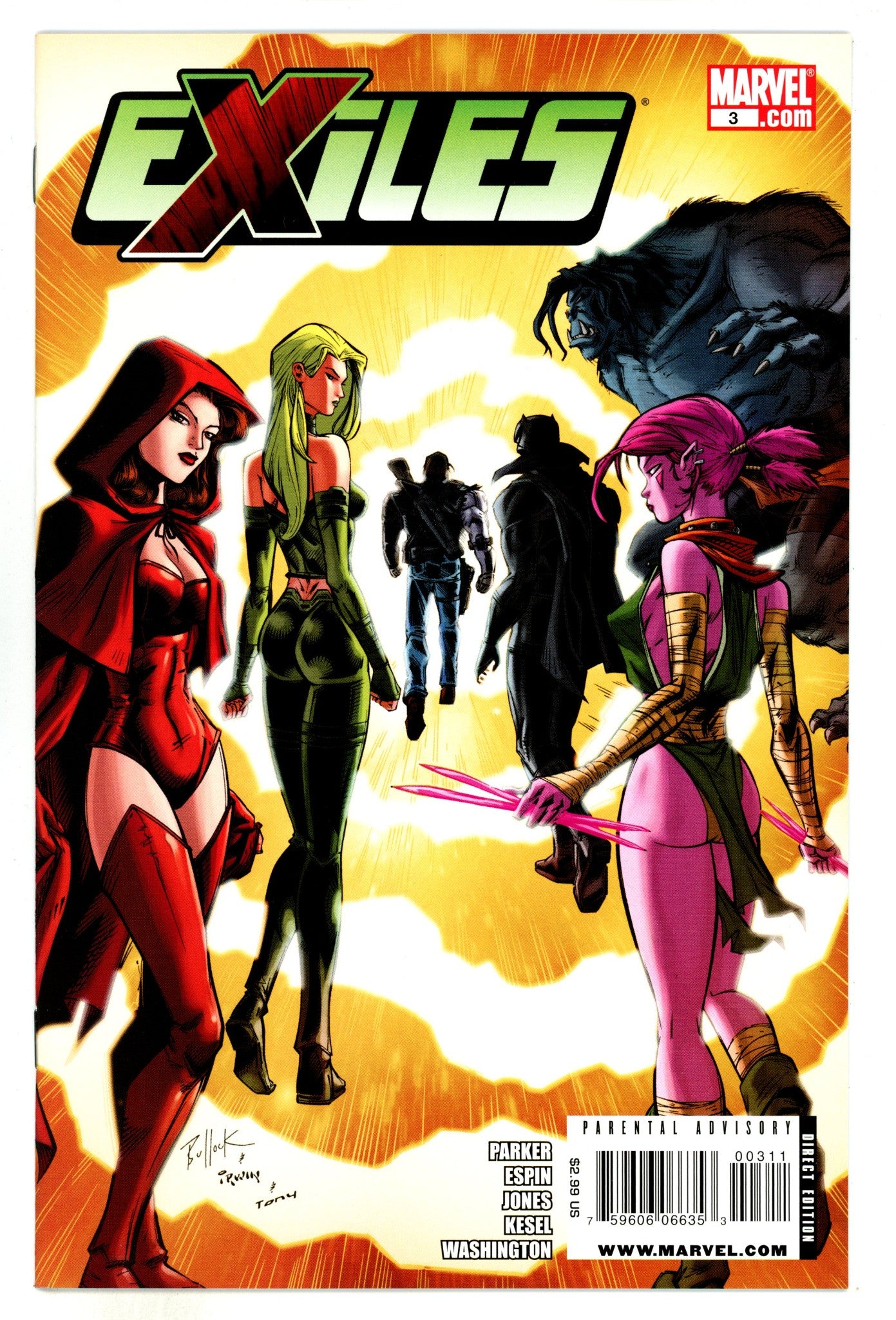Exiles Vol 2 3  High Grade  (2009)  