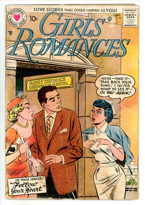 Girls' Romances 46 Cover Detached (1957) 