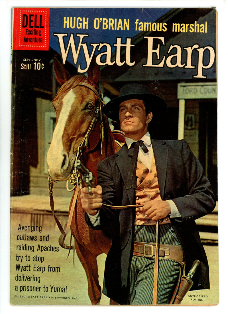 Hugh O'Brian, Famous Marshal Wyatt Earp 12 VG/FN (5.0) (1960) 