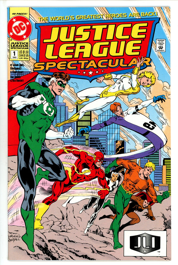 Justice League Spectacular 1 Left Variant (1992)