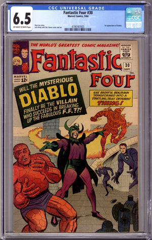 Fantastic Four Vol 1 30 CGC 6.5 (FN+) (1964)