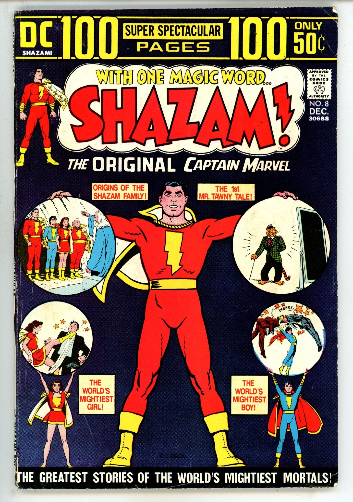 Shazam! Vol 1 8 VG+ (4.5) (1973) 