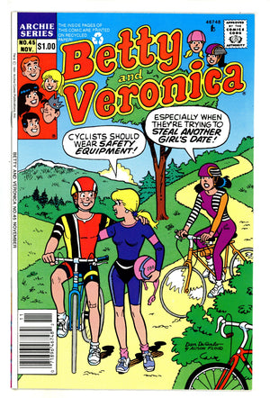 Betty and Veronica Vol 1 45 Mid Grade (1991) Newsstand