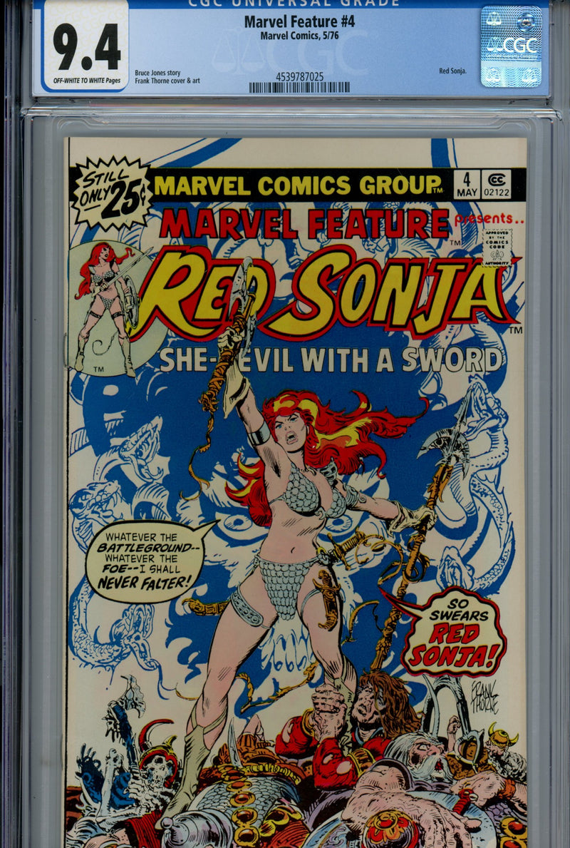 Marvel Feature Vol 2 4 CGC 9.4 (NM) (1976) 