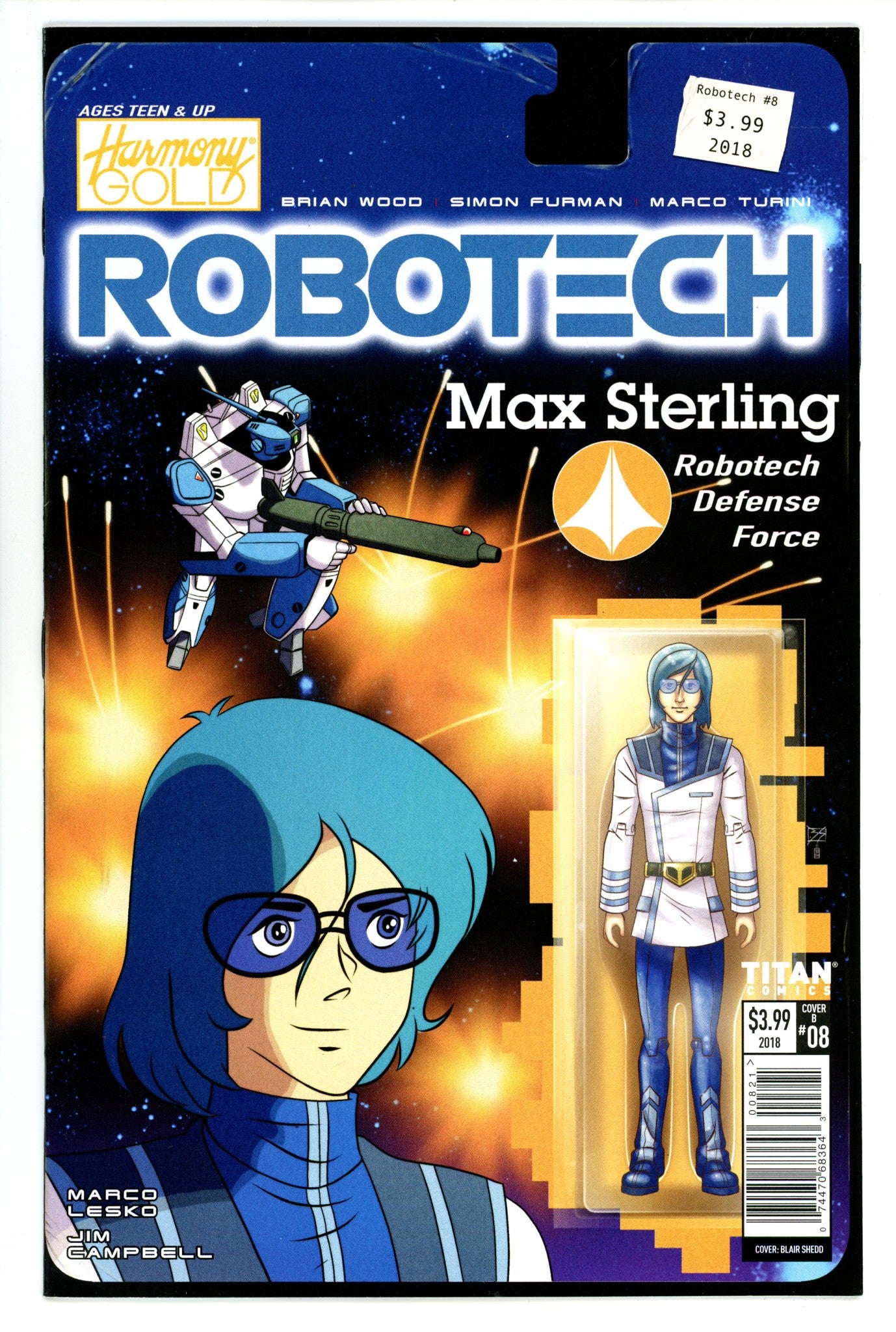 Robotech 8 High Grade (2018) Shedd Action Figure Variant 