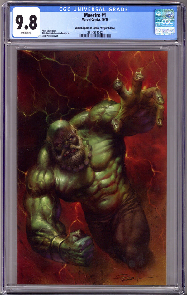 Maestro 1 Parrillo Virgin Exclusive Variant CGC 9.8 (2020)